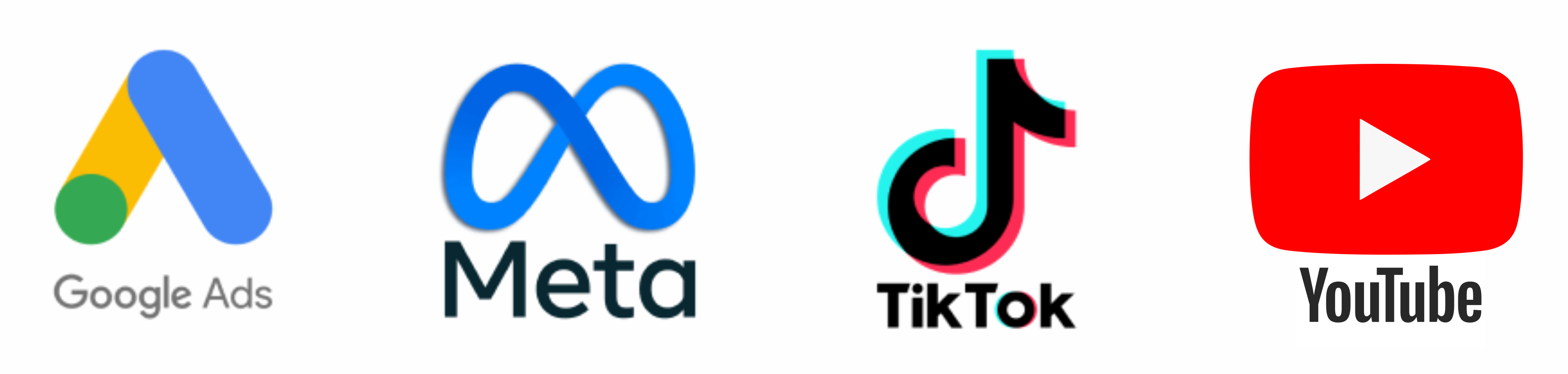 Google Ads · Meta · TikTok · YouTube